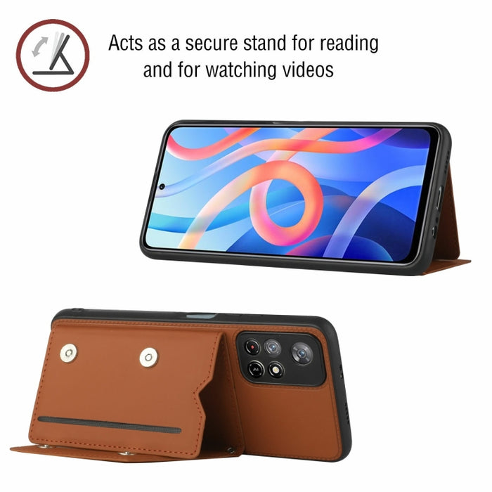 Skin Feel PU + TPU + PC Contraportada Funda a prueba de golpes, For Xiaomi Redmi Note 11 5G/Poco M4 Pro 5G, For Samsung Galaxy A13 4G