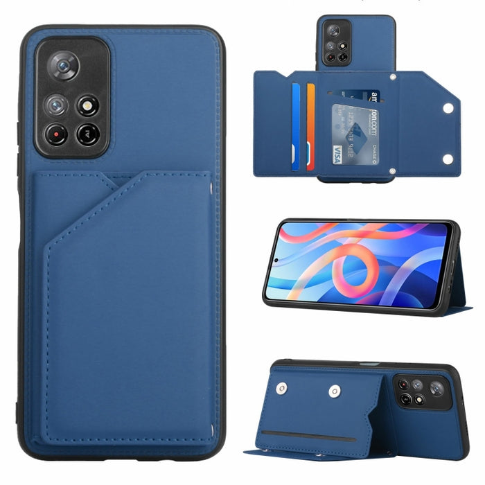 Skin Feel PU + TPU + PC Contraportada Funda a prueba de golpes, For Xiaomi Redmi Note 11 5G/Poco M4 Pro 5G, For Samsung Galaxy A13 4G