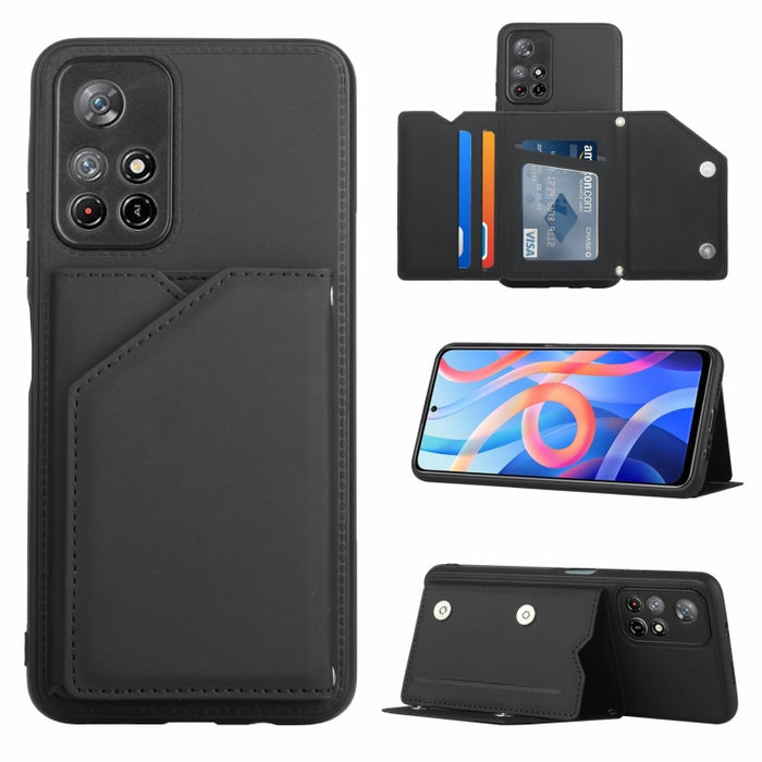 Skin Feel PU + TPU + PC Contraportada Funda a prueba de golpes, For Xiaomi Redmi Note 11 5G/Poco M4 Pro 5G, For Samsung Galaxy A13 4G