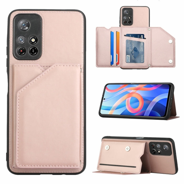 Skin Feel PU + TPU + PC Contraportada Funda a prueba de golpes, For Xiaomi Redmi Note 11 5G/Poco M4 Pro 5G, For Samsung Galaxy A13 4G