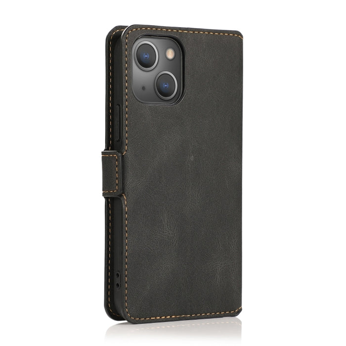 Funda de piel con cierre magnético retro