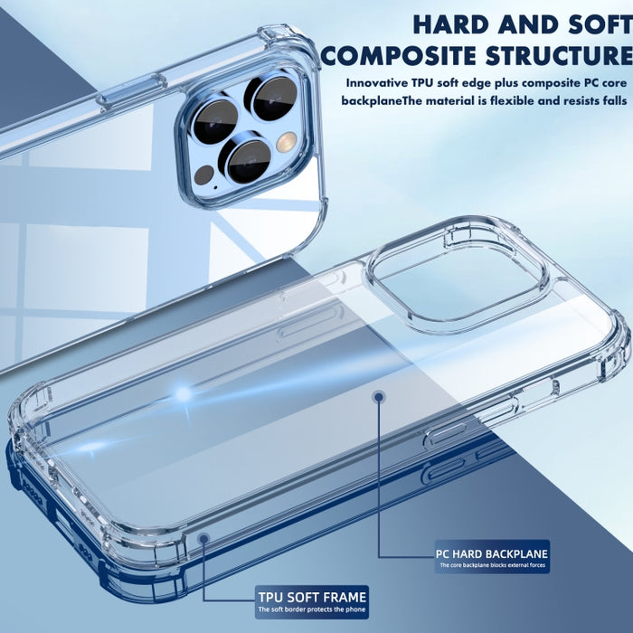 Funda protectora para teléfono iPAKY PC + TPU a prueba de golpes, For iPhone 14 Pro Max, For iPhone 14 Pro