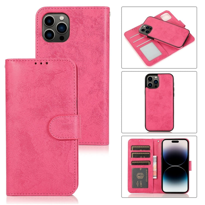 Estuche de cuero desmontable 2 en 1