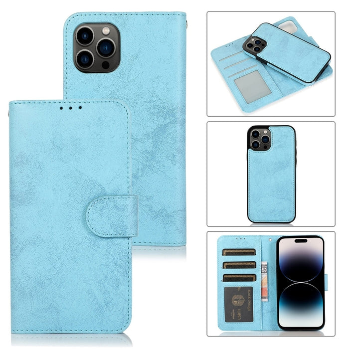 Estuche de cuero desmontable 2 en 1