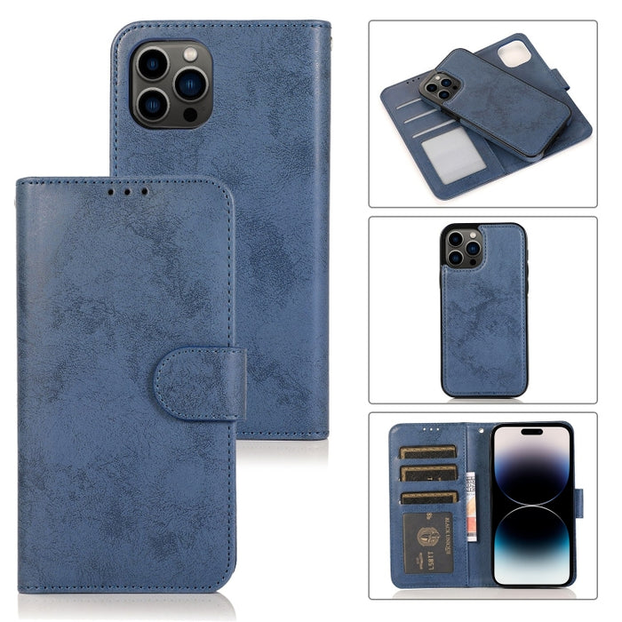 Estuche de cuero desmontable 2 en 1
