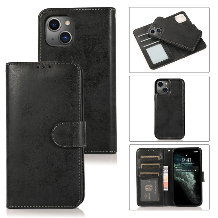 Estuche de cuero desmontable 2 en 1