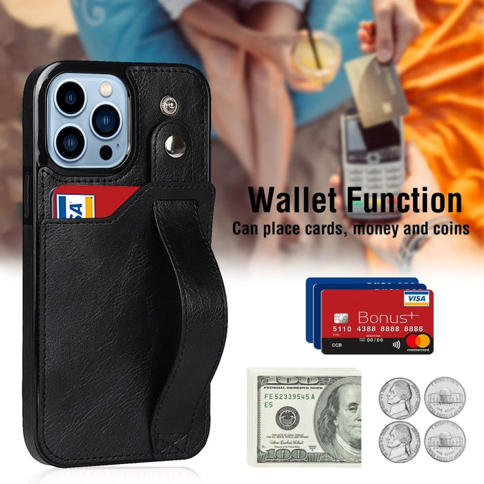Estuche para teléfono con correa para la muñeca