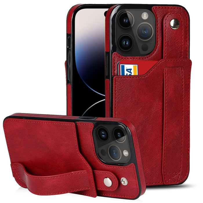 Estuche para teléfono con correa para la muñeca