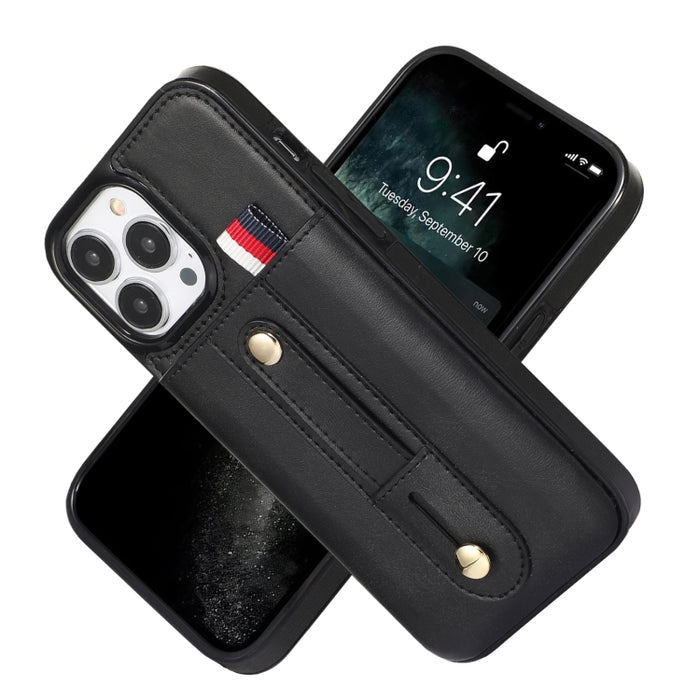 Muñequera Kickstand Wallet Funda de cuero para teléfono
