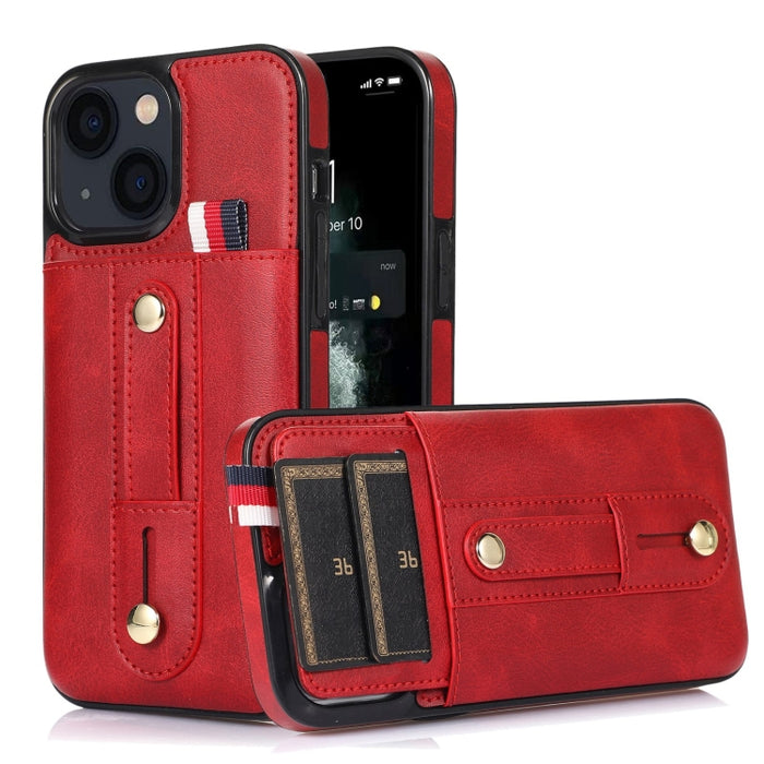 Muñequera Kickstand Wallet Funda de cuero para teléfono