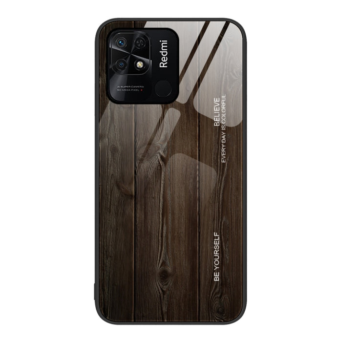 Estuche protector de vidrio de grano de madera, For Xiaomi Redmi 10C, For Xiaomi Redmi K40S, For Xiaomi Redmi K50 Pro, For Xiaomi Redmi K50, For Xiaomi Redmi Note 10 Pro 4G, For Xiaomi Redmi Note 11 5G/Poco M4 Pro, For Xiaomi Redmi Note 11E            ...
