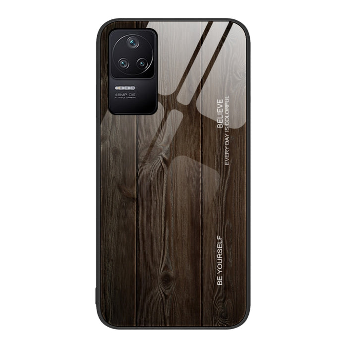 Estuche protector de vidrio de grano de madera, For Xiaomi Redmi 10C, For Xiaomi Redmi K40S, For Xiaomi Redmi K50 Pro, For Xiaomi Redmi K50, For Xiaomi Redmi Note 10 Pro 4G, For Xiaomi Redmi Note 11 5G/Poco M4 Pro, For Xiaomi Redmi Note 11E            ...