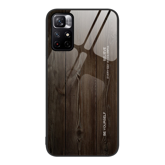 Estuche protector de vidrio de grano de madera, For Xiaomi Redmi 10C, For Xiaomi Redmi K40S, For Xiaomi Redmi K50 Pro, For Xiaomi Redmi K50, For Xiaomi Redmi Note 10 Pro 4G, For Xiaomi Redmi Note 11 5G/Poco M4 Pro, For Xiaomi Redmi Note 11E            ...