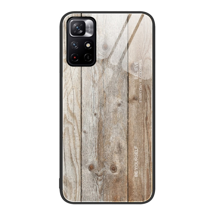 Estuche protector de vidrio de grano de madera, For Xiaomi Redmi 10C, For Xiaomi Redmi K40S, For Xiaomi Redmi K50 Pro, For Xiaomi Redmi K50, For Xiaomi Redmi Note 10 Pro 4G, For Xiaomi Redmi Note 11 5G/Poco M4 Pro, For Xiaomi Redmi Note 11E            ...
