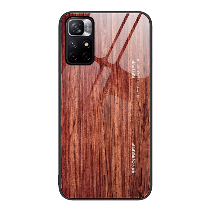 Estuche protector de vidrio de grano de madera, For Xiaomi Redmi 10C, For Xiaomi Redmi K40S, For Xiaomi Redmi K50 Pro, For Xiaomi Redmi K50, For Xiaomi Redmi Note 10 Pro 4G, For Xiaomi Redmi Note 11 5G/Poco M4 Pro, For Xiaomi Redmi Note 11E            ...