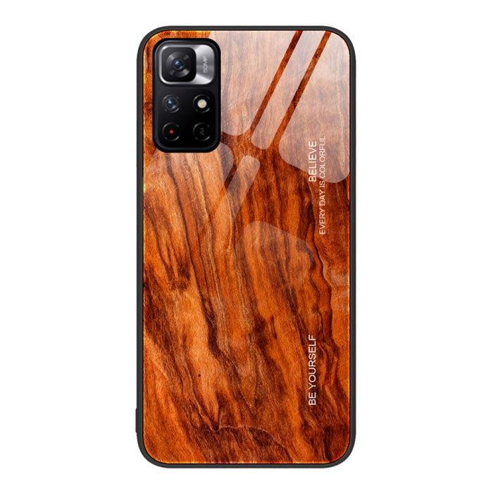 Estuche protector de vidrio de grano de madera, For Xiaomi Redmi 10C, For Xiaomi Redmi K40S, For Xiaomi Redmi K50 Pro, For Xiaomi Redmi K50, For Xiaomi Redmi Note 10 Pro 4G, For Xiaomi Redmi Note 11 5G/Poco M4 Pro, For Xiaomi Redmi Note 11E            ...
