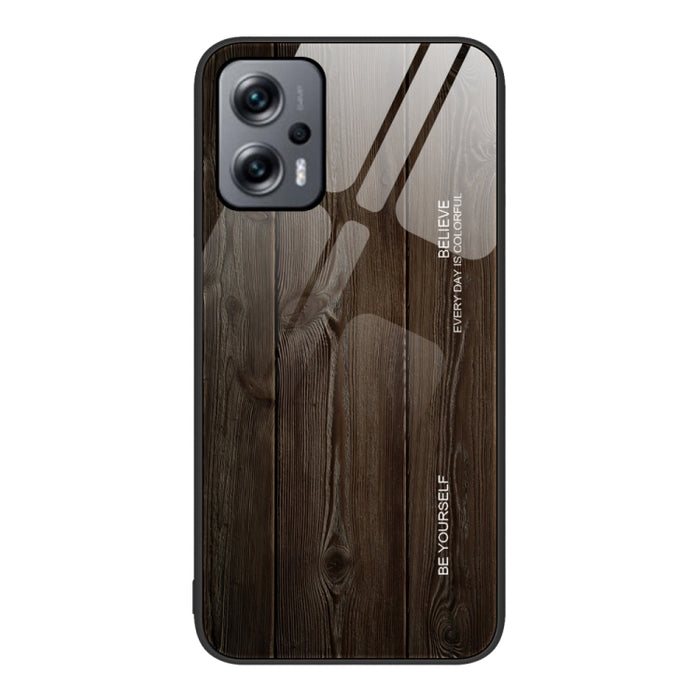 Estuche protector de vidrio de grano de madera, For Xiaomi Redmi 10C, For Xiaomi Redmi K40S, For Xiaomi Redmi K50 Pro, For Xiaomi Redmi K50, For Xiaomi Redmi Note 10 Pro 4G, For Xiaomi Redmi Note 11 5G/Poco M4 Pro, For Xiaomi Redmi Note 11E            ...