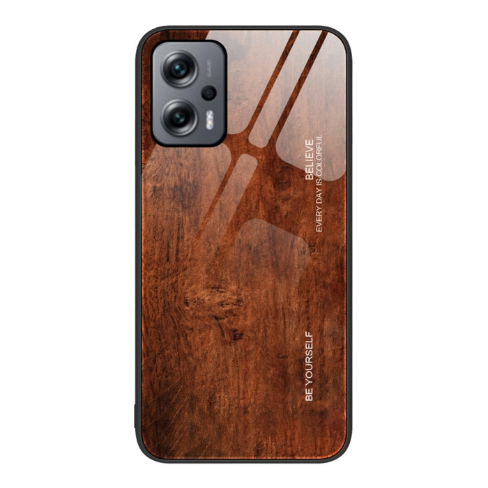 Estuche protector de vidrio de grano de madera, For Xiaomi Redmi 10C, For Xiaomi Redmi K40S, For Xiaomi Redmi K50 Pro, For Xiaomi Redmi K50, For Xiaomi Redmi Note 10 Pro 4G, For Xiaomi Redmi Note 11 5G/Poco M4 Pro, For Xiaomi Redmi Note 11E            ...