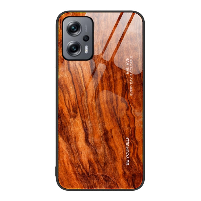 Estuche protector de vidrio de grano de madera, For Xiaomi Redmi 10C, For Xiaomi Redmi K40S, For Xiaomi Redmi K50 Pro, For Xiaomi Redmi K50, For Xiaomi Redmi Note 10 Pro 4G, For Xiaomi Redmi Note 11 5G/Poco M4 Pro, For Xiaomi Redmi Note 11E            ...