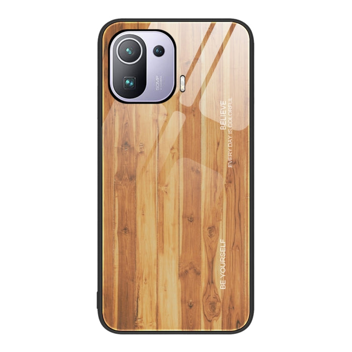 Estuche protector de vidrio de grano de madera, For Xiaomi Redmi 10C, For Xiaomi Redmi K40S, For Xiaomi Redmi K50 Pro, For Xiaomi Redmi K50, For Xiaomi Redmi Note 10 Pro 4G, For Xiaomi Redmi Note 11 5G/Poco M4 Pro, For Xiaomi Redmi Note 11E            ...