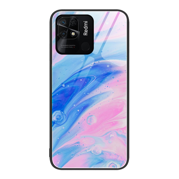 Estuche protector de teléfono de vidrio con patrón de mármol, For Xiaomi Redmi 10C, For Xiaomi Redmi Note 11T Pro, For Xiaomi Redmi K40s, For Xiaomi Redmi K50 Pro, For Xiaomi Redmi K50, For Xiaomi Redmi Note 10 Pro 4G Global, For Xiaomi Redmi Note 11E ...