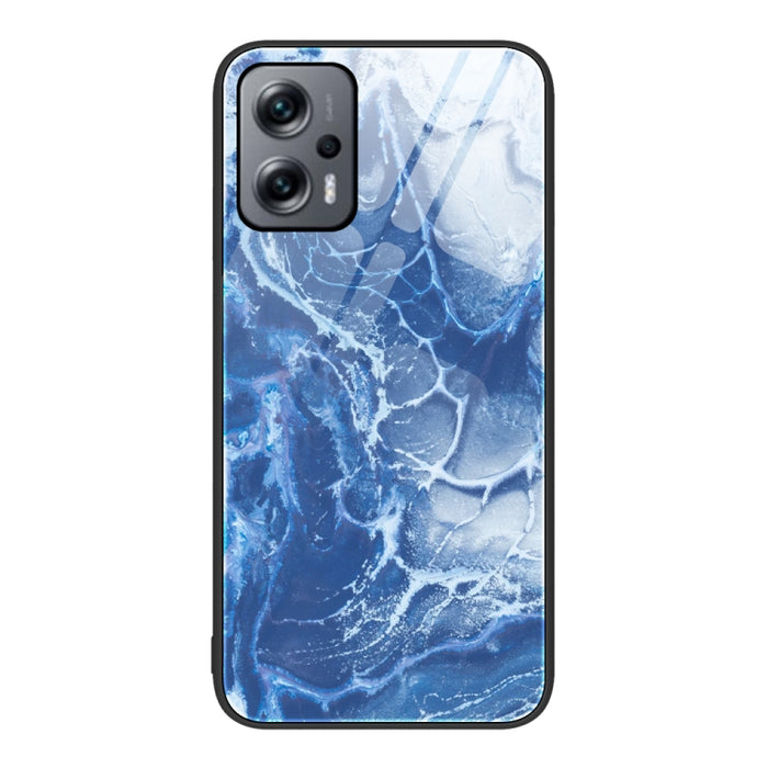 Estuche protector de teléfono de vidrio con patrón de mármol, For Xiaomi Redmi 10C, For Xiaomi Redmi Note 11T Pro, For Xiaomi Redmi K40s, For Xiaomi Redmi K50 Pro, For Xiaomi Redmi K50, For Xiaomi Redmi Note 10 Pro 4G Global, For Xiaomi Redmi Note 11E ...