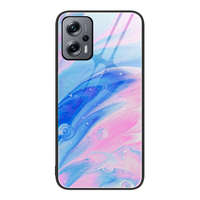 Estuche protector de teléfono de vidrio con patrón de mármol, For Xiaomi Redmi 10C, For Xiaomi Redmi Note 11T Pro, For Xiaomi Redmi K40s, For Xiaomi Redmi K50 Pro, For Xiaomi Redmi K50, For Xiaomi Redmi Note 10 Pro 4G Global, For Xiaomi Redmi Note 11E ...