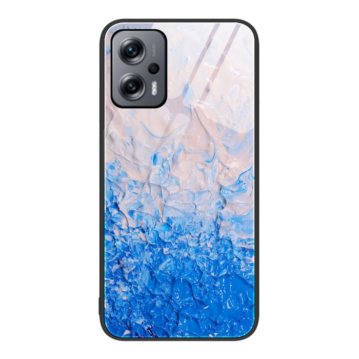 Estuche protector de teléfono de vidrio con patrón de mármol, For Xiaomi Redmi 10C, For Xiaomi Redmi Note 11T Pro, For Xiaomi Redmi K40s, For Xiaomi Redmi K50 Pro, For Xiaomi Redmi K50, For Xiaomi Redmi Note 10 Pro 4G Global, For Xiaomi Redmi Note 11E ...