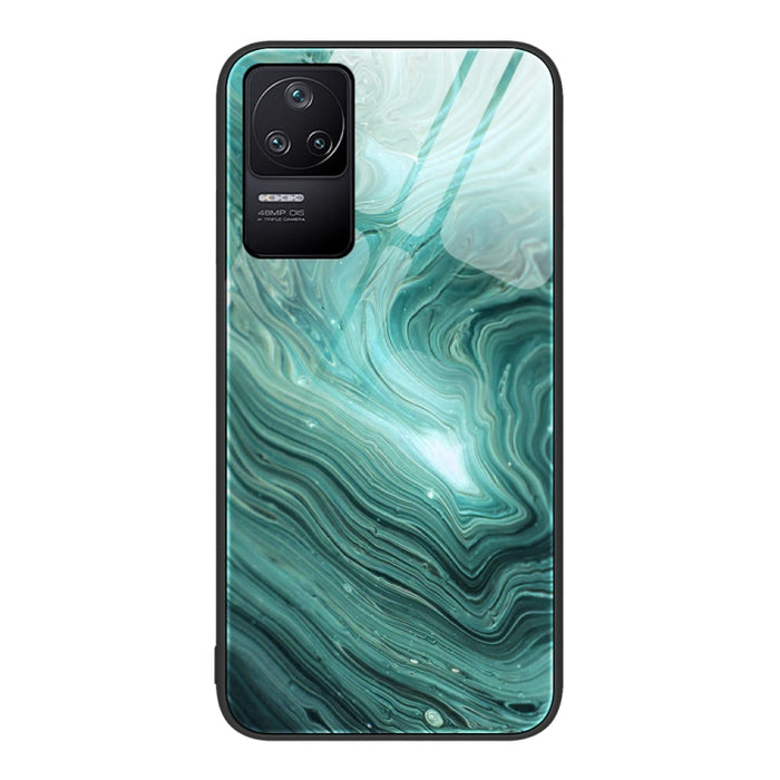 Estuche protector de teléfono de vidrio con patrón de mármol, For Xiaomi Redmi 10C, For Xiaomi Redmi Note 11T Pro, For Xiaomi Redmi K40s, For Xiaomi Redmi K50 Pro, For Xiaomi Redmi K50, For Xiaomi Redmi Note 10 Pro 4G Global, For Xiaomi Redmi Note 11E ...