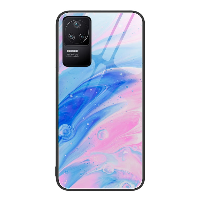 Estuche protector de teléfono de vidrio con patrón de mármol, For Xiaomi Redmi 10C, For Xiaomi Redmi Note 11T Pro, For Xiaomi Redmi K40s, For Xiaomi Redmi K50 Pro, For Xiaomi Redmi K50, For Xiaomi Redmi Note 10 Pro 4G Global, For Xiaomi Redmi Note 11E ...
