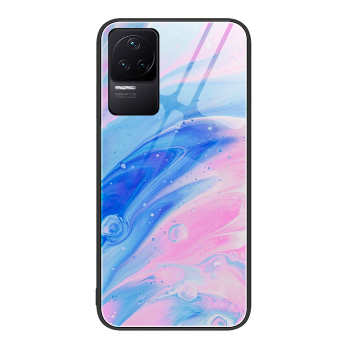 Estuche protector de teléfono de vidrio con patrón de mármol, For Xiaomi Redmi 10C, For Xiaomi Redmi Note 11T Pro, For Xiaomi Redmi K40s, For Xiaomi Redmi K50 Pro, For Xiaomi Redmi K50, For Xiaomi Redmi Note 10 Pro 4G Global, For Xiaomi Redmi Note 11E ...
