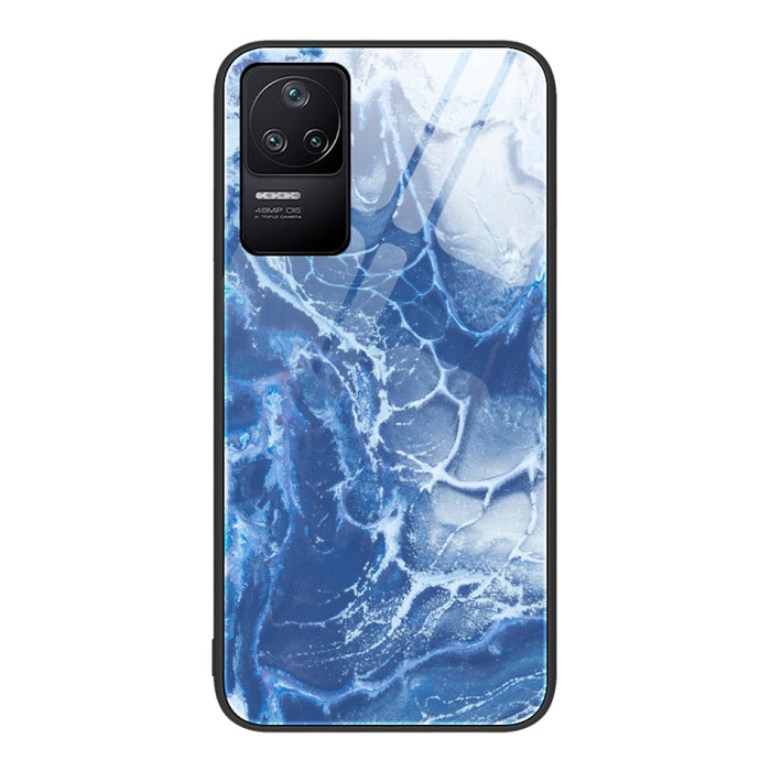 Estuche protector de teléfono de vidrio con patrón de mármol, For Xiaomi Redmi 10C, For Xiaomi Redmi Note 11T Pro, For Xiaomi Redmi K40s, For Xiaomi Redmi K50 Pro, For Xiaomi Redmi K50, For Xiaomi Redmi Note 10 Pro 4G Global, For Xiaomi Redmi Note 11E ...
