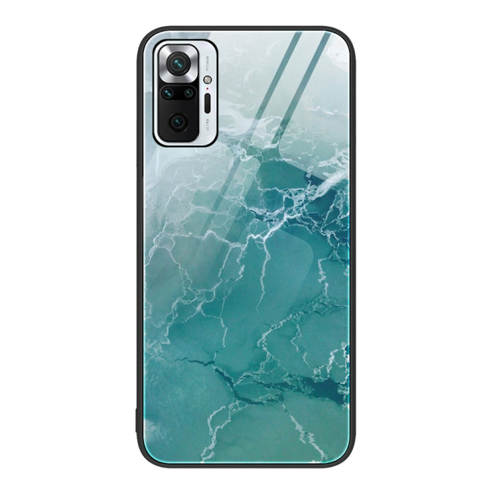 Estuche protector de teléfono de vidrio con patrón de mármol, For Xiaomi Redmi 10C, For Xiaomi Redmi Note 11T Pro, For Xiaomi Redmi K40s, For Xiaomi Redmi K50 Pro, For Xiaomi Redmi K50, For Xiaomi Redmi Note 10 Pro 4G Global, For Xiaomi Redmi Note 11E ...