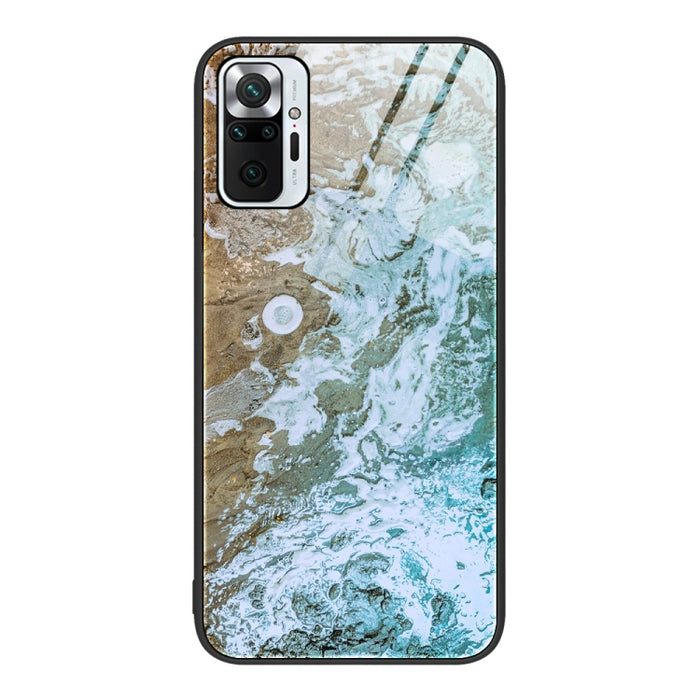 Estuche protector de teléfono de vidrio con patrón de mármol, For Xiaomi Redmi 10C, For Xiaomi Redmi Note 11T Pro, For Xiaomi Redmi K40s, For Xiaomi Redmi K50 Pro, For Xiaomi Redmi K50, For Xiaomi Redmi Note 10 Pro 4G Global, For Xiaomi Redmi Note 11E ...