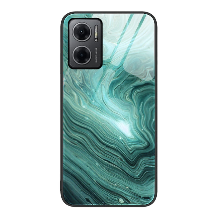 Estuche protector de teléfono de vidrio con patrón de mármol, For Xiaomi Redmi 10C, For Xiaomi Redmi Note 11T Pro, For Xiaomi Redmi K40s, For Xiaomi Redmi K50 Pro, For Xiaomi Redmi K50, For Xiaomi Redmi Note 10 Pro 4G Global, For Xiaomi Redmi Note 11E ...
