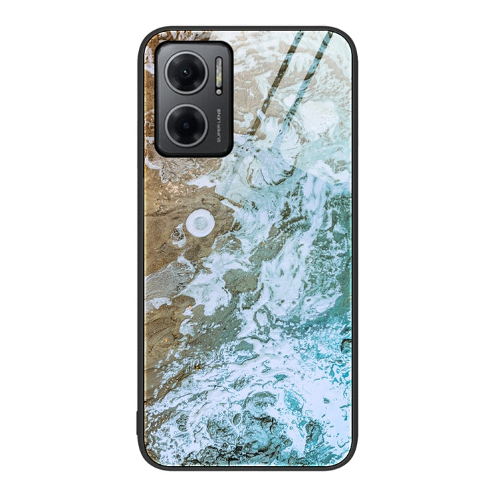 Estuche protector de teléfono de vidrio con patrón de mármol, For Xiaomi Redmi 10C, For Xiaomi Redmi Note 11T Pro, For Xiaomi Redmi K40s, For Xiaomi Redmi K50 Pro, For Xiaomi Redmi K50, For Xiaomi Redmi Note 10 Pro 4G Global, For Xiaomi Redmi Note 11E ...