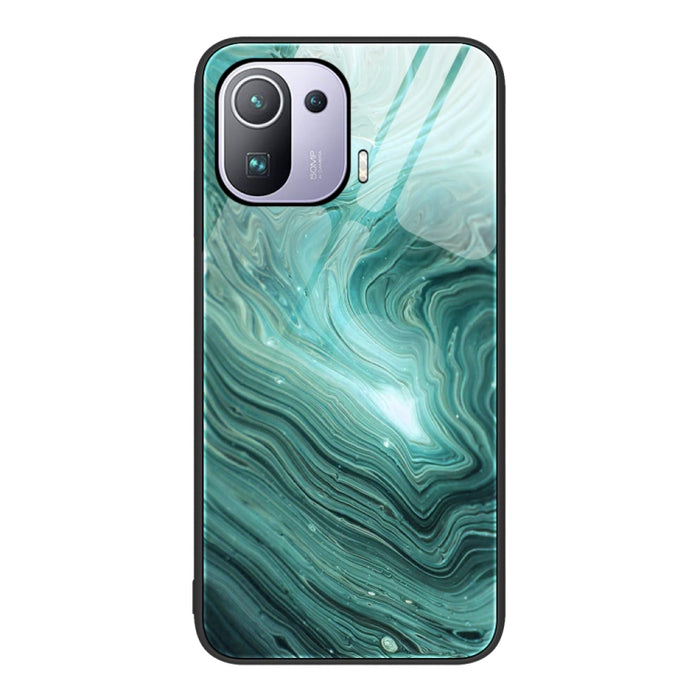 Estuche protector de teléfono de vidrio con patrón de mármol, For Xiaomi Redmi 10C, For Xiaomi Redmi Note 11T Pro, For Xiaomi Redmi K40s, For Xiaomi Redmi K50 Pro, For Xiaomi Redmi K50, For Xiaomi Redmi Note 10 Pro 4G Global, For Xiaomi Redmi Note 11E ...