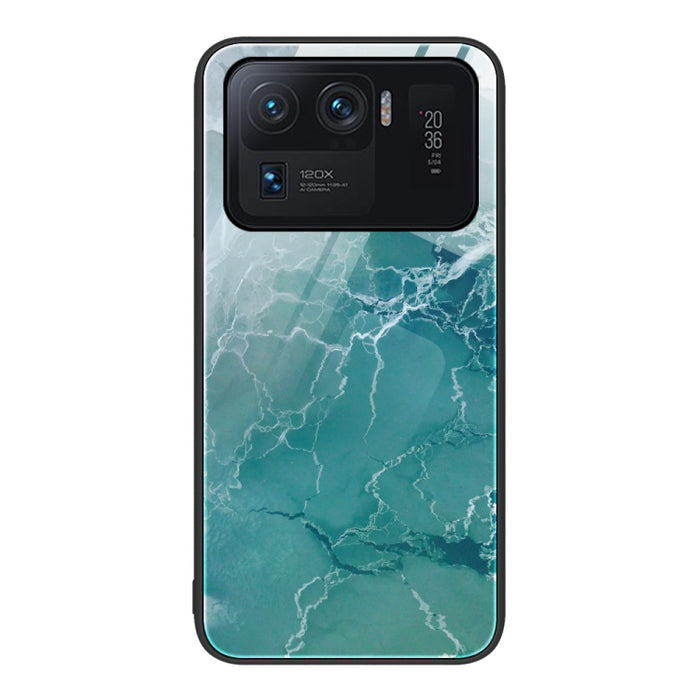 Estuche protector de teléfono de vidrio con patrón de mármol, For Xiaomi Redmi 10C, For Xiaomi Redmi Note 11T Pro, For Xiaomi Redmi K40s, For Xiaomi Redmi K50 Pro, For Xiaomi Redmi K50, For Xiaomi Redmi Note 10 Pro 4G Global, For Xiaomi Redmi Note 11E ...