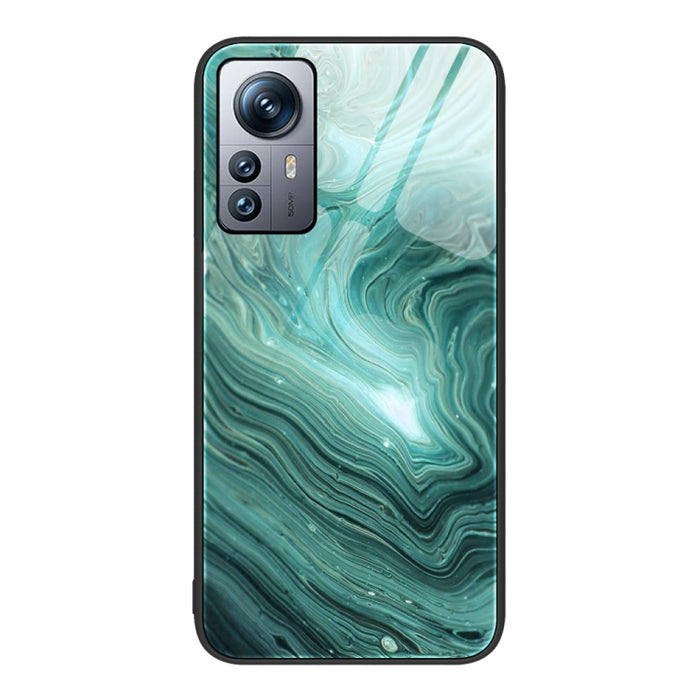 Estuche protector de teléfono de vidrio con patrón de mármol, For Xiaomi Redmi 10C, For Xiaomi Redmi Note 11T Pro, For Xiaomi Redmi K40s, For Xiaomi Redmi K50 Pro, For Xiaomi Redmi K50, For Xiaomi Redmi Note 10 Pro 4G Global, For Xiaomi Redmi Note 11E ...