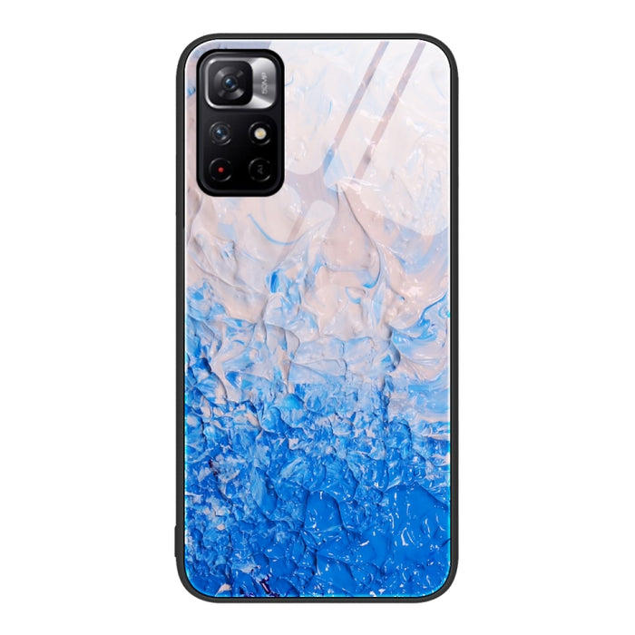 Estuche protector de teléfono de vidrio con patrón de mármol, For Xiaomi Redmi 10C, For Xiaomi Redmi Note 11T Pro, For Xiaomi Redmi K40s, For Xiaomi Redmi K50 Pro, For Xiaomi Redmi K50, For Xiaomi Redmi Note 10 Pro 4G Global, For Xiaomi Redmi Note 11E ...