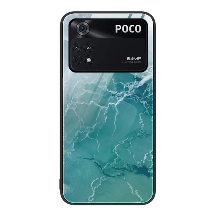 Estuche protector de teléfono de vidrio con patrón de mármol, For Xiaomi Redmi 10C, For Xiaomi Redmi Note 11T Pro, For Xiaomi Redmi K40s, For Xiaomi Redmi K50 Pro, For Xiaomi Redmi K50, For Xiaomi Redmi Note 10 Pro 4G Global, For Xiaomi Redmi Note 11E ...