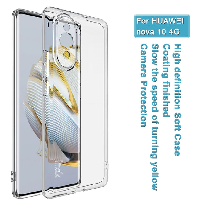 Estuche para teléfono de TPU a prueba de golpes de la serie IMAK UX-10, For Huawei nova 10 4G, For Huawei nova 10 Pro 4G, For OPPO Reno8 5G, For OPPO Reno8 Pro 5G, For OPPO Reno8 Pro+ 5G, For Xiaomi Redmi Note 11E / Redmi 10 5G