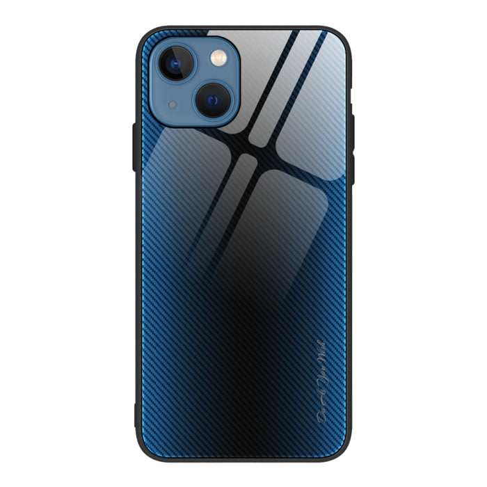 Caja del teléfono de TPU de vidrio degradado de textura, For iPhone 14, For iPhone 14 Plus, For iPhone 14 Pro, For iPhone 14 Pro Max