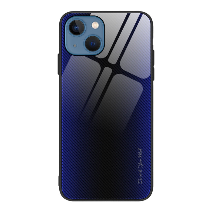 Caja del teléfono de TPU de vidrio degradado de textura, For iPhone 14, For iPhone 14 Plus, For iPhone 14 Pro, For iPhone 14 Pro Max