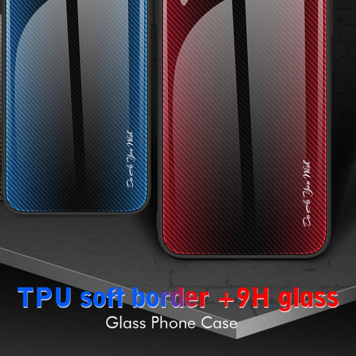 Caja del teléfono de TPU de vidrio degradado de textura, For iPhone 14, For iPhone 14 Plus, For iPhone 14 Pro, For iPhone 14 Pro Max