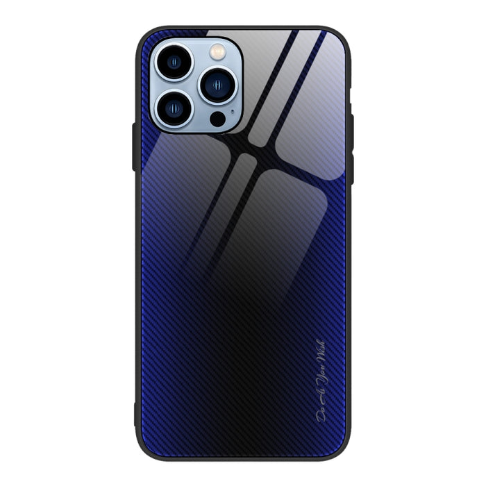 Caja del teléfono de TPU de vidrio degradado de textura, For iPhone 14, For iPhone 14 Plus, For iPhone 14 Pro, For iPhone 14 Pro Max