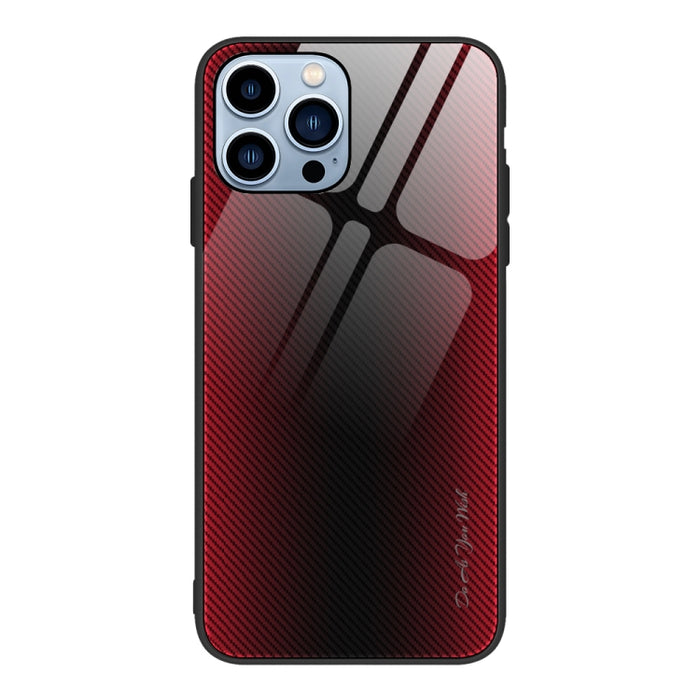 Caja del teléfono de TPU de vidrio degradado de textura, For iPhone 14, For iPhone 14 Plus, For iPhone 14 Pro, For iPhone 14 Pro Max