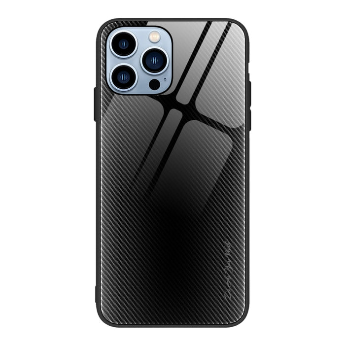 Caja del teléfono de TPU de vidrio degradado de textura, For iPhone 14, For iPhone 14 Plus, For iPhone 14 Pro, For iPhone 14 Pro Max