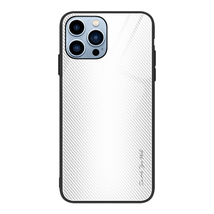 Caja del teléfono de TPU de vidrio degradado de textura, For iPhone 14, For iPhone 14 Plus, For iPhone 14 Pro, For iPhone 14 Pro Max