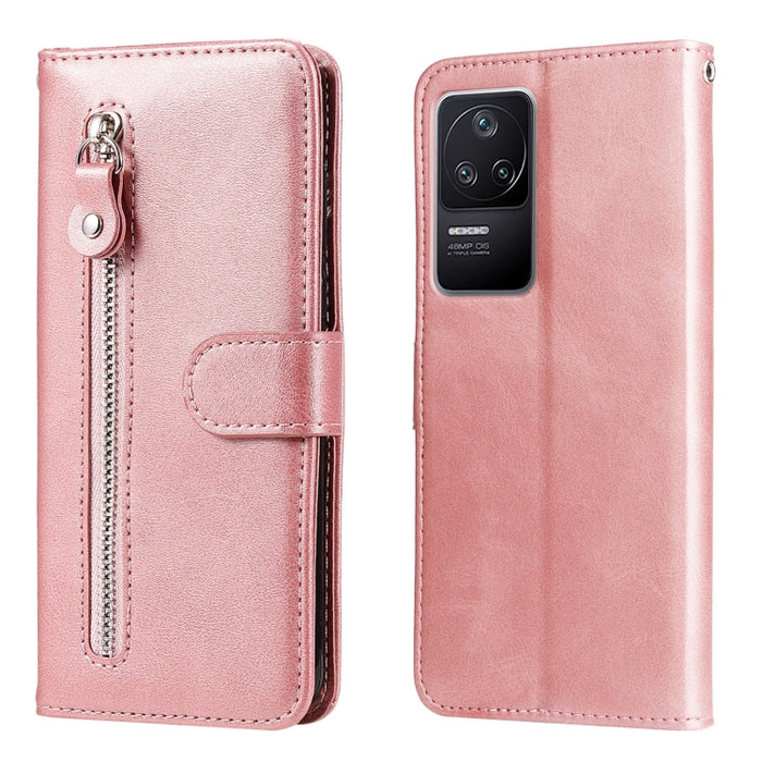 Estuche para teléfono de cuero con tapa horizontal y cremallera con textura de becerro a la moda, For Xiaomi Redmi K40S / Poco F4, For Xiaomi Redmi Note 11T Pro / Poco X4 GT, For Xiaomi 12X